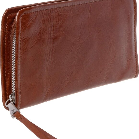 HOBO Women's Vintage Leather Remi Wallet Clutch (Woodlands) - Picture 2 of 4